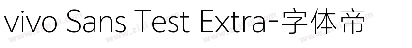 vivo Sans Test Extra字体转换